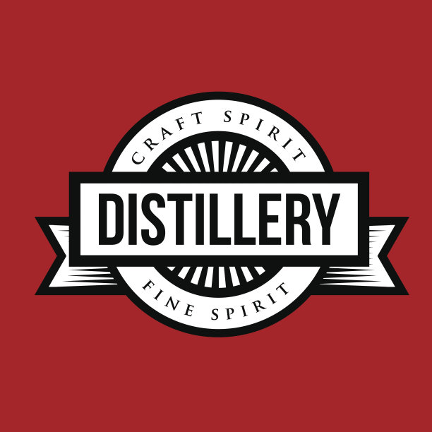 酿酒厂复古标志向量图片下载