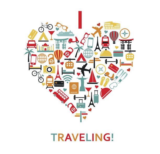 来自旅游偶像的心图片下载