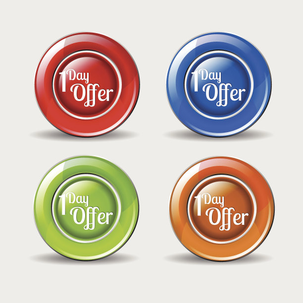 1天提供彩色矢量图标设计图片下载