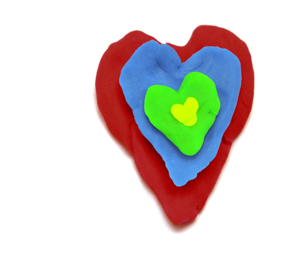 心的橡皮泥图片下载