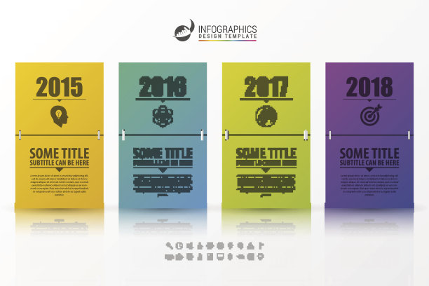 业务时间线信息图模板。日历的概念图片下载