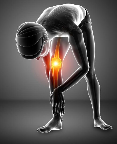 男性的膝盖疼痛图片下载