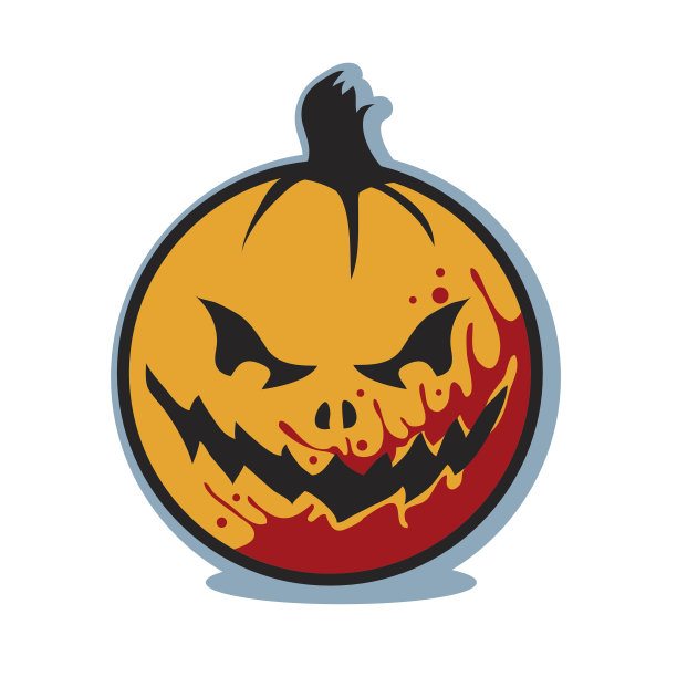 万圣节可怕的血腥南瓜灯杰克图片下载