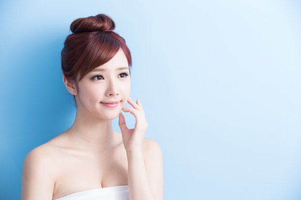 美女，看看哪里素材图片