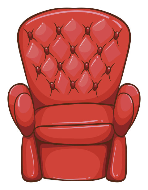 简单的画一张红色的椅子图片下载