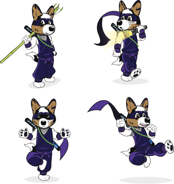 忍者威尔士矮脚狗图片下载