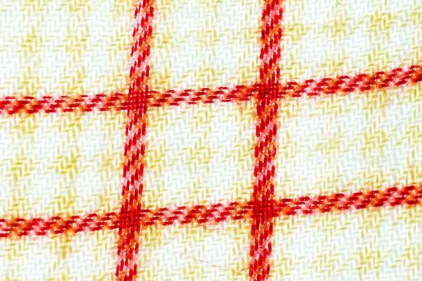 织物的纹理，印花和纹路白色和红色图案图片下载