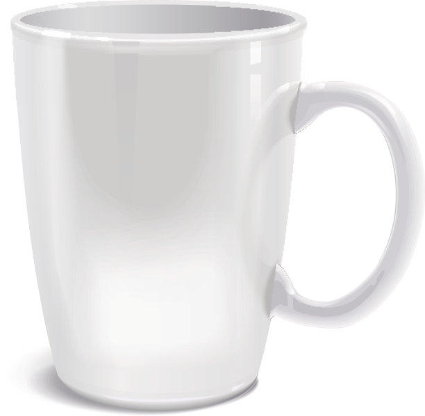 现实绘制矢量马克杯为您打印的图案图片下载