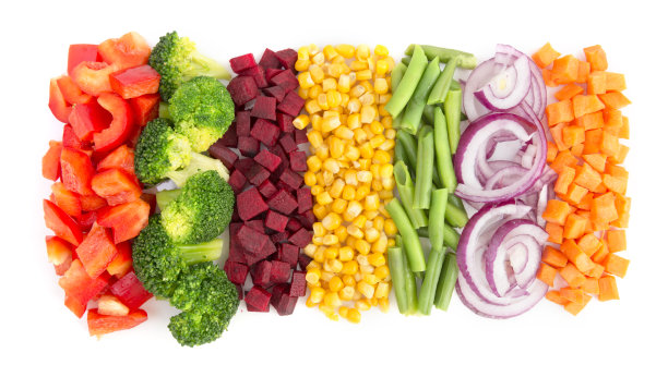 切好的蔬菜素材图片