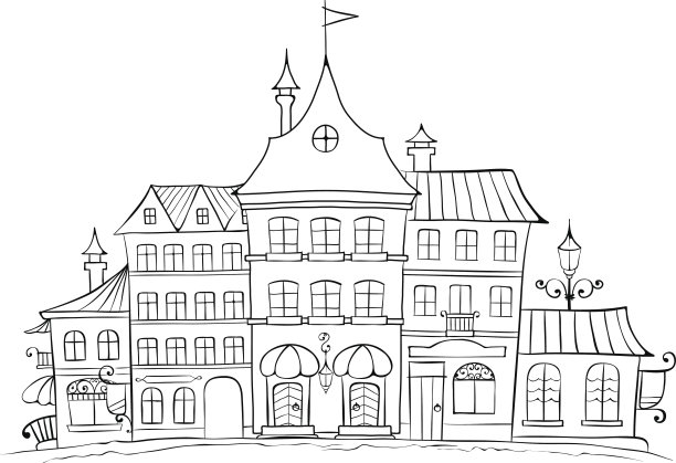 波兰有趣的老城图片下载