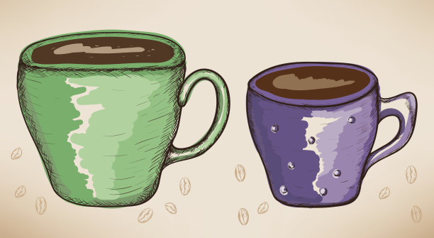 杯咖啡。素材图片