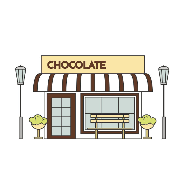 巧克力咖啡灯，鲜花和长凳线图片下载