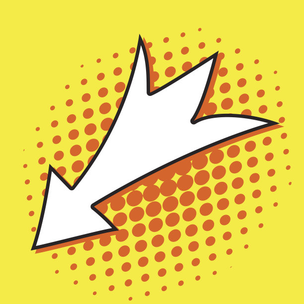 波普艺术的箭头图片下载