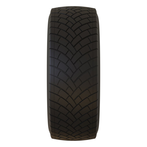 汽车车轮隔离白色。三维渲染图片下载