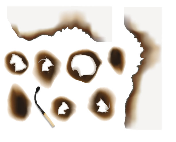 向量焚烧纸图片下载