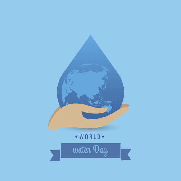 世界水日矢量图。图片下载