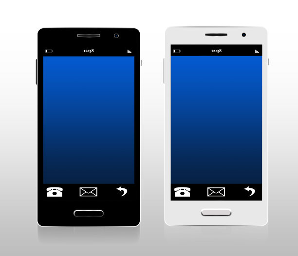 黑白智能手机图片下载