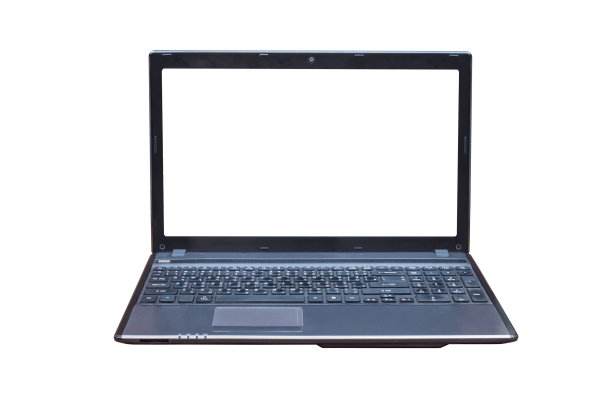 黑屏笔记本电脑。图片下载