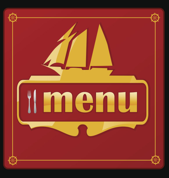 船航行的菜单图片下载