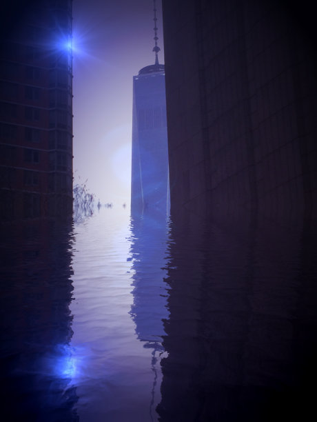 世贸中心被淹图片下载