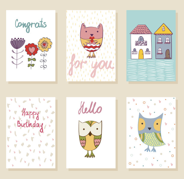 矢量艺术卡图片下载