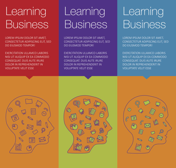 横幅在线课程，教育培训，应用程序图片下载