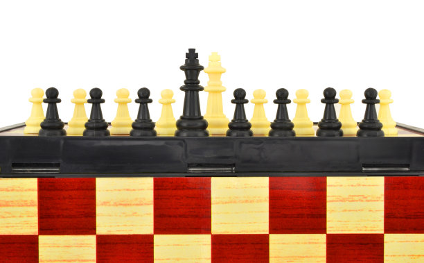 国际象棋在棋盘上图片下载