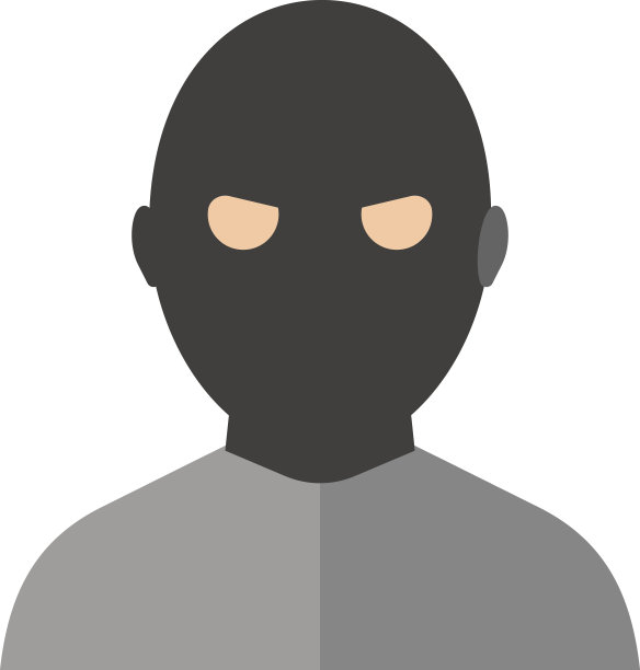 罪犯矢量插图。图片下载