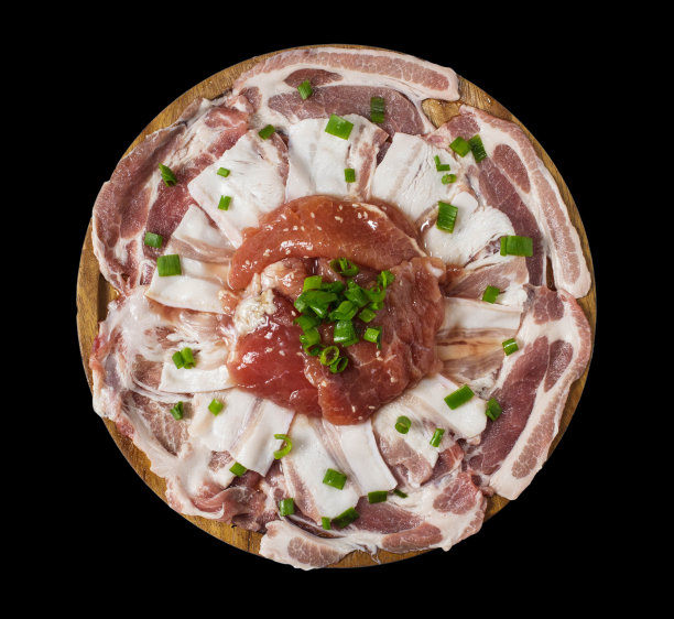 生猪肉片图片下载