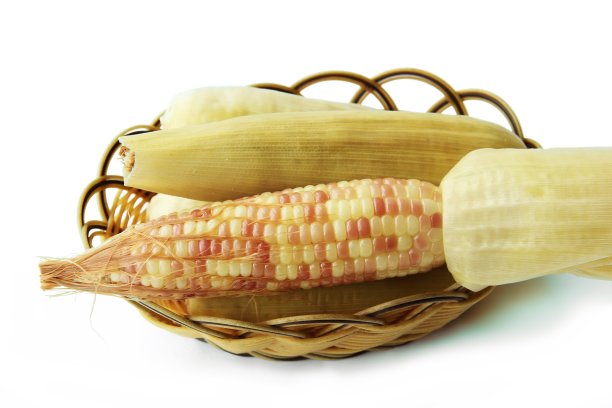 煮玉米蔬菜叶图片下载