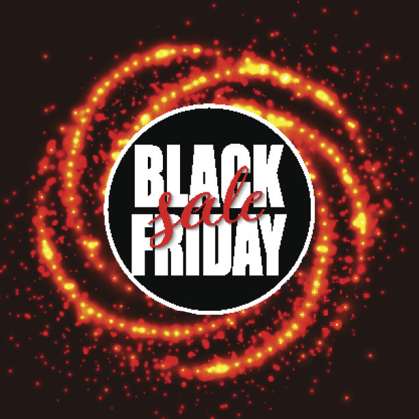 黑色星期五促销横幅背景。矢量图图片下载