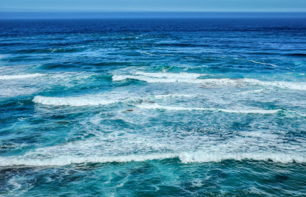太平洋的蓝色。图片下载