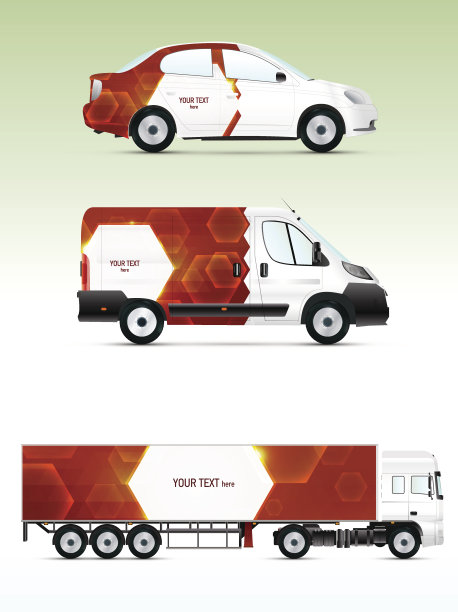 模板车辆的广告，品牌或企业身份。图片下载