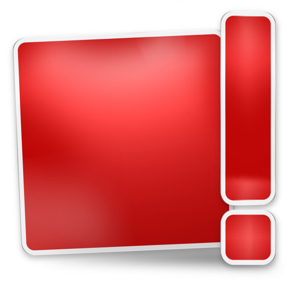 空白红色图标感叹号设计图片下载