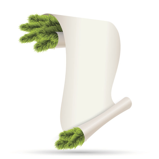 白色背景的圣诞纸图片下载