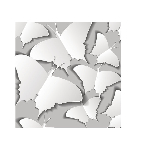 纸白蝴蝶飞图片下载