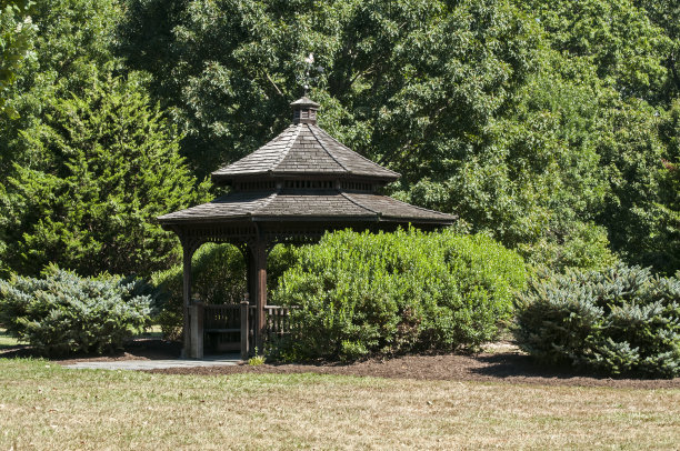 公园木亭图片下载