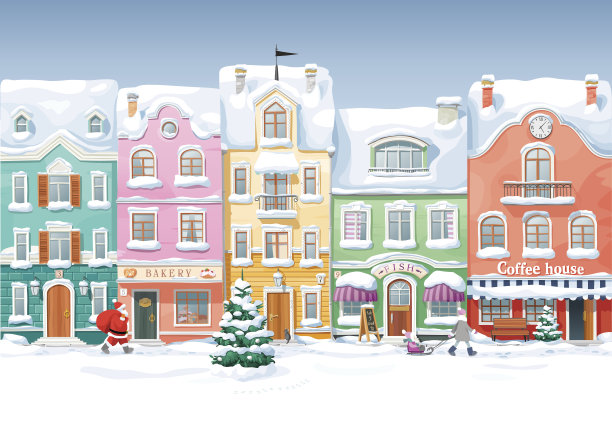 冬天的城市图片下载