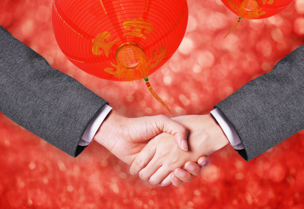 商人式握手图片下载