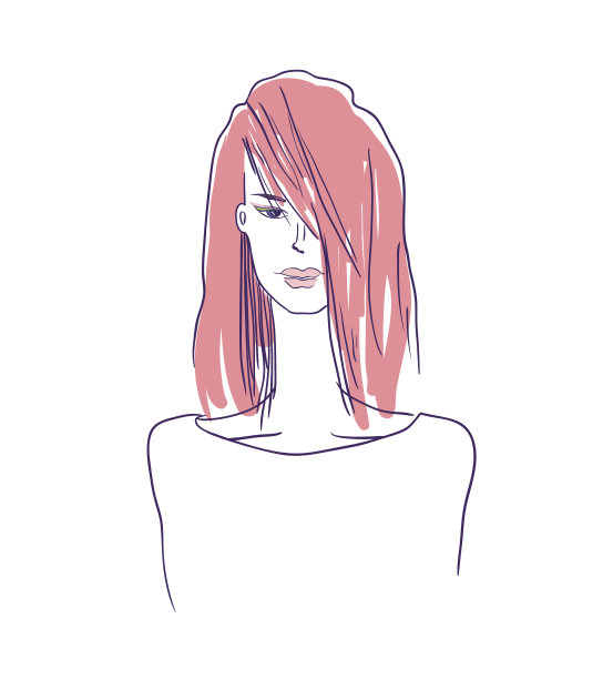 时尚的女孩图片下载