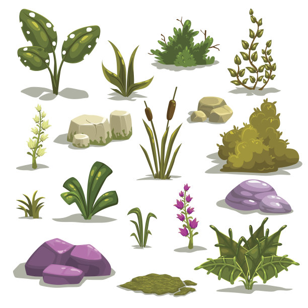 卡通自然元素图片下载