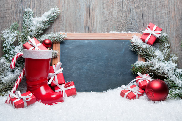 老式圣诞节装饰图片下载