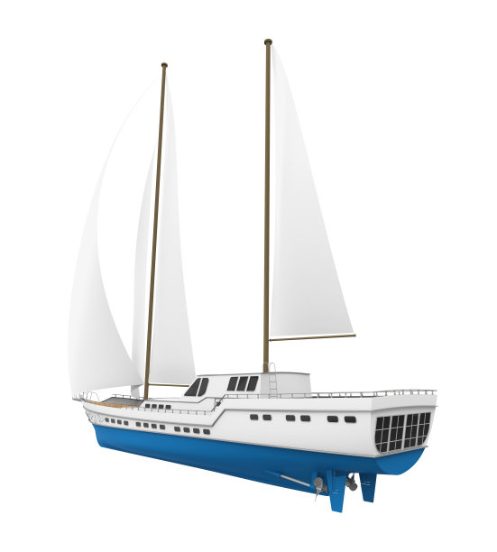 帆船孤立图片下载