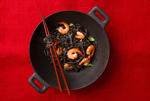 黑虾意大利面，图片下载