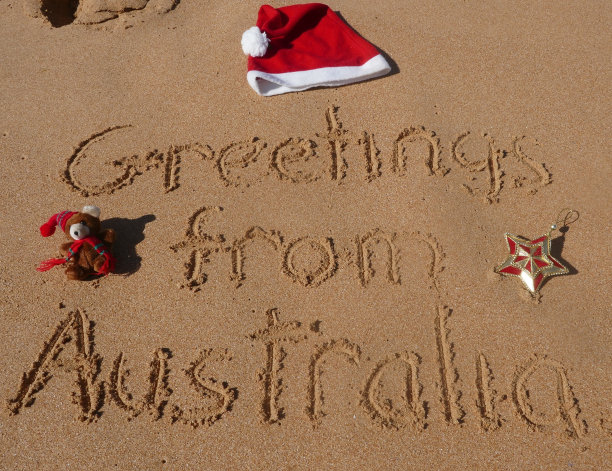来自澳大利亚的圣诞问候图片下载