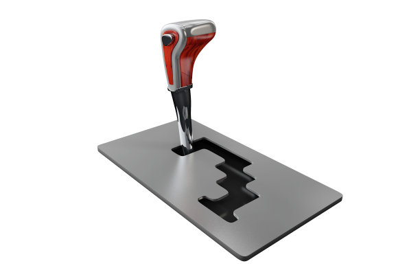 自动变速箱选择器的3d插图图片下载