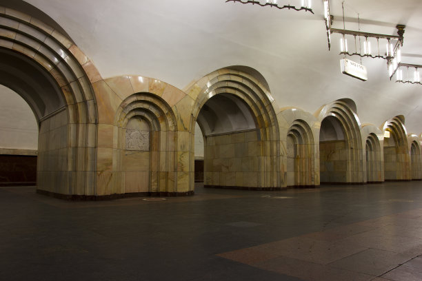 莫斯科地铁里的照片图片下载