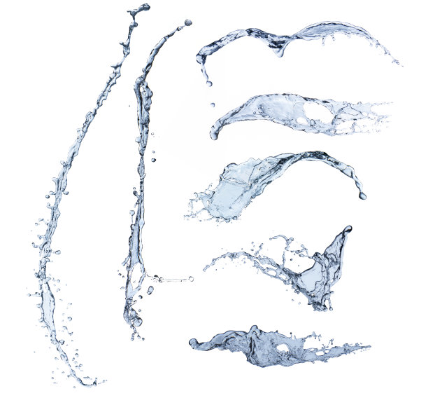 水溅孤立图片下载