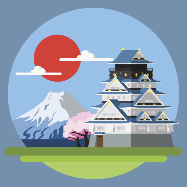 日本平面设计景观图片下载
