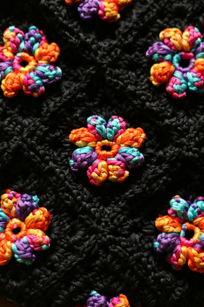 钩针图案花图片下载